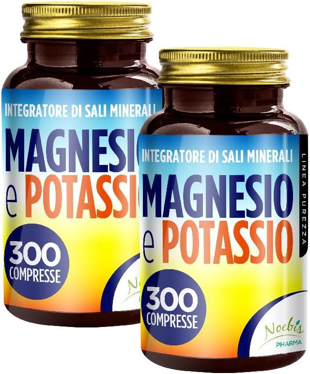 Noebis Pharma Magnesio e Potassio – Citrati – 300 Compresse