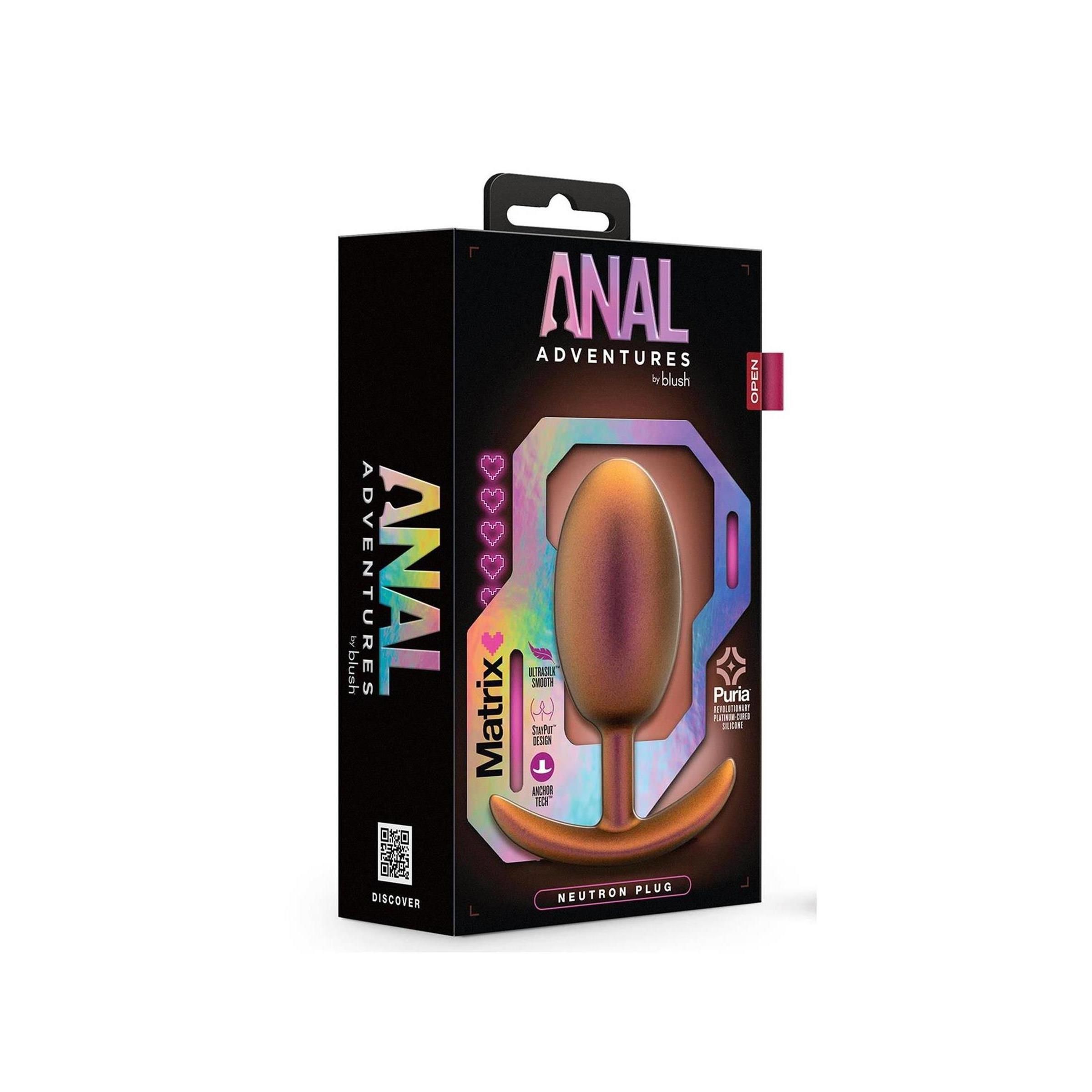 Blush - ANAL ADVENTURES MATRIX NEUTRON Plug COSMIC COPPER