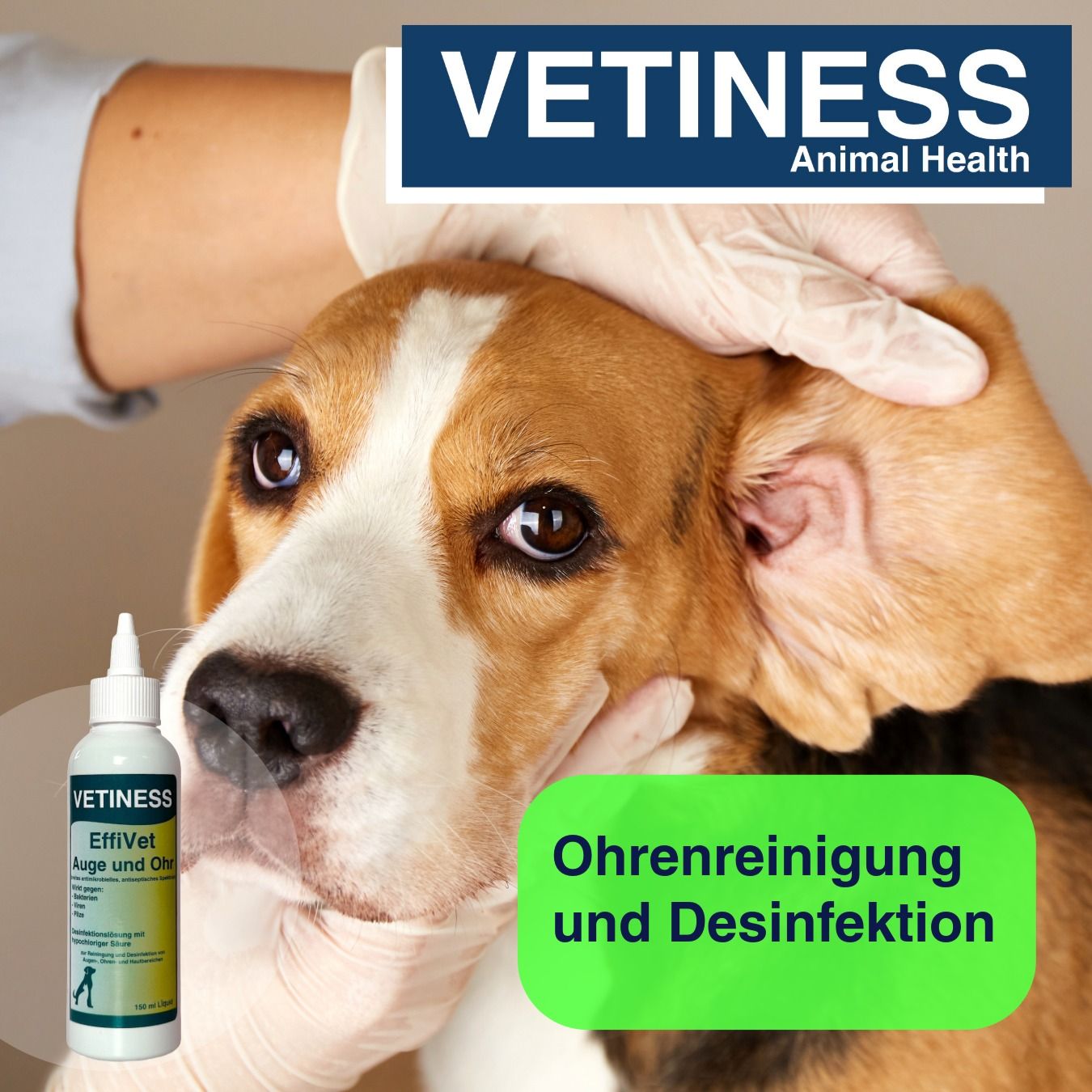 Vetiness EffiVet Augen & Ohr für Hunde und Katzen