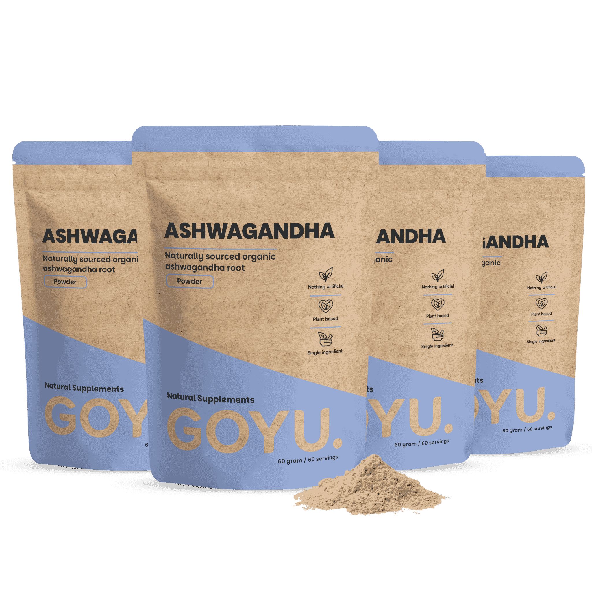 GOYU® - Ashwagandha Poeder Biologisch Multipack 240