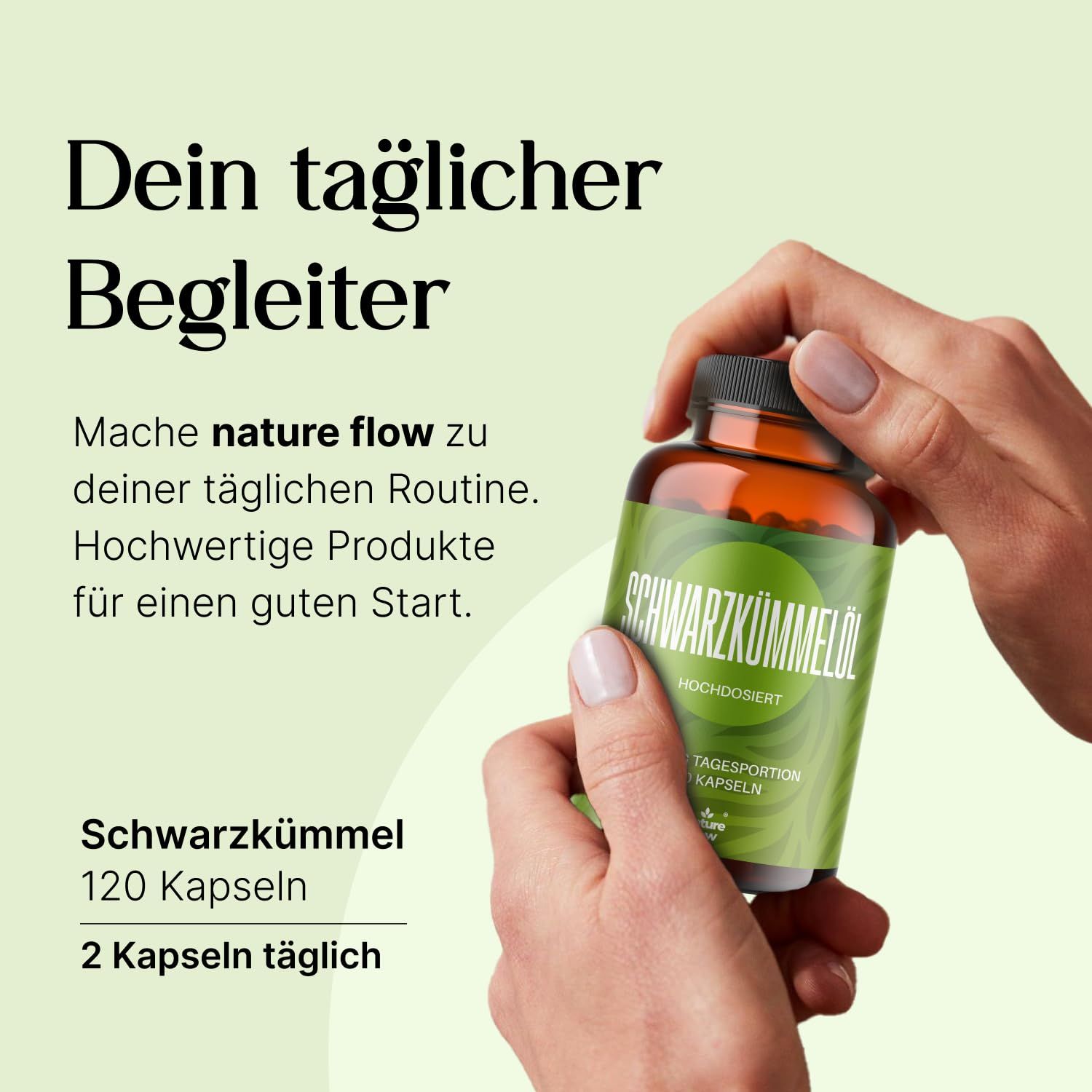 Nature Flow Schwarzkümmelöl Kapseln