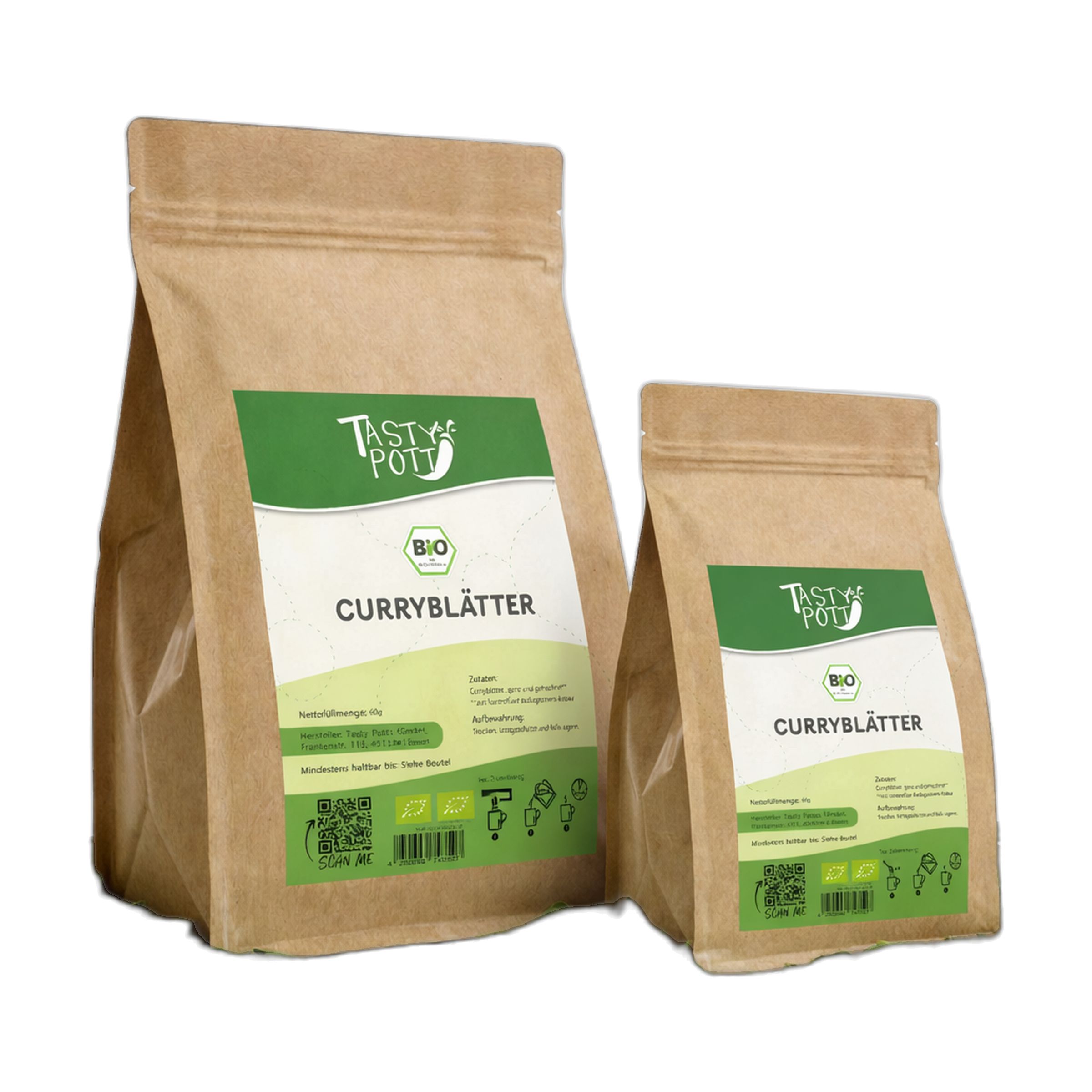 Tasty-Pott Tasty Pott Bio Curryblätter ganz & getrocknet 60 g