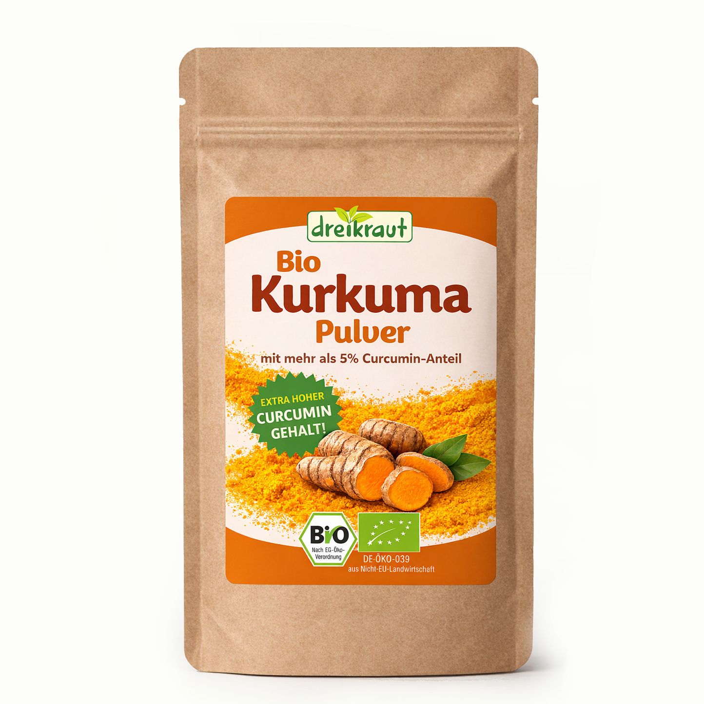 dreikraut®  Bio-Kurkuma Pulver Bio