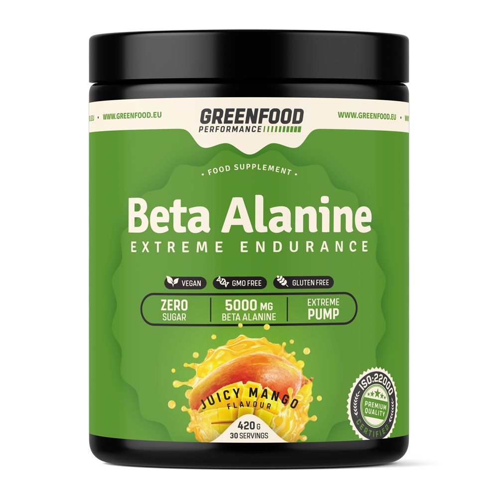 GreenFood Nutrition Performance Beta Alanin Juicy Mango