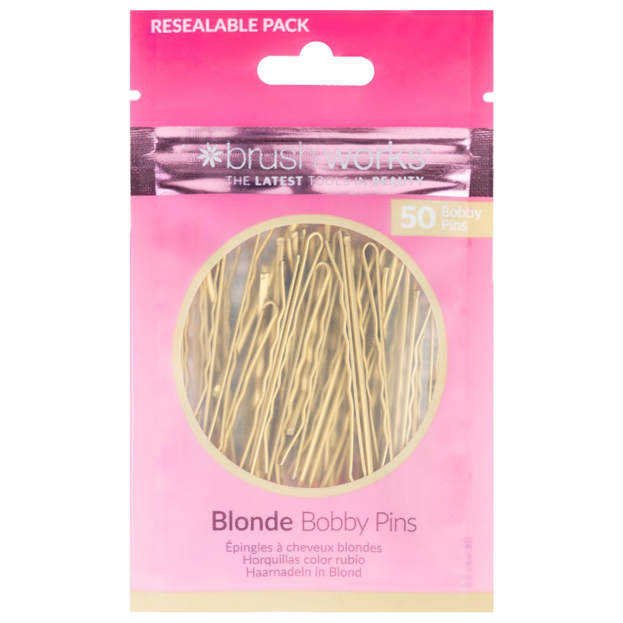 Brushworks 50 Haarnadeln (Farbe : Blond)