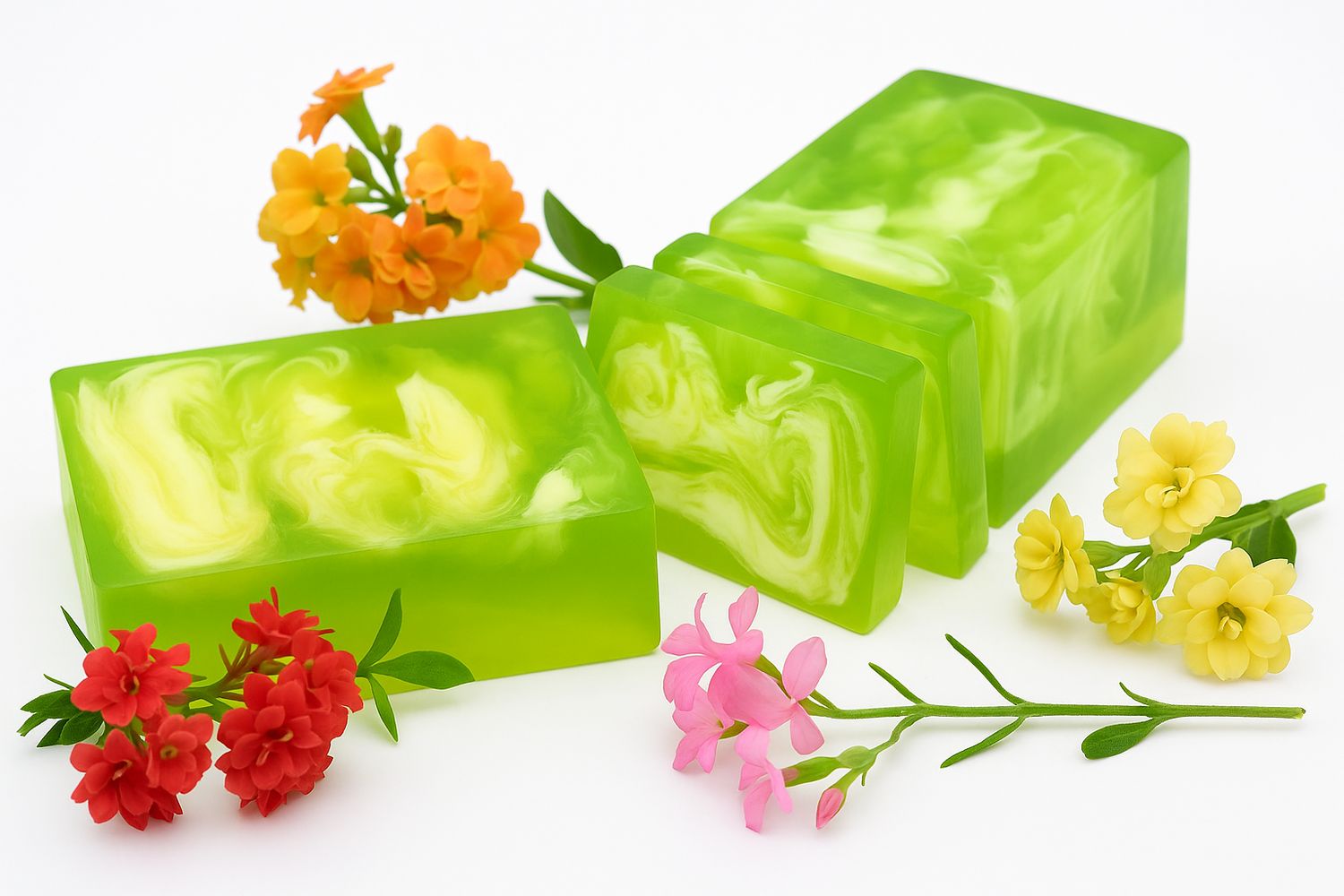 Nesbel Seife Frühling – blumig & leicht | Glycerin & Ziegenmilch