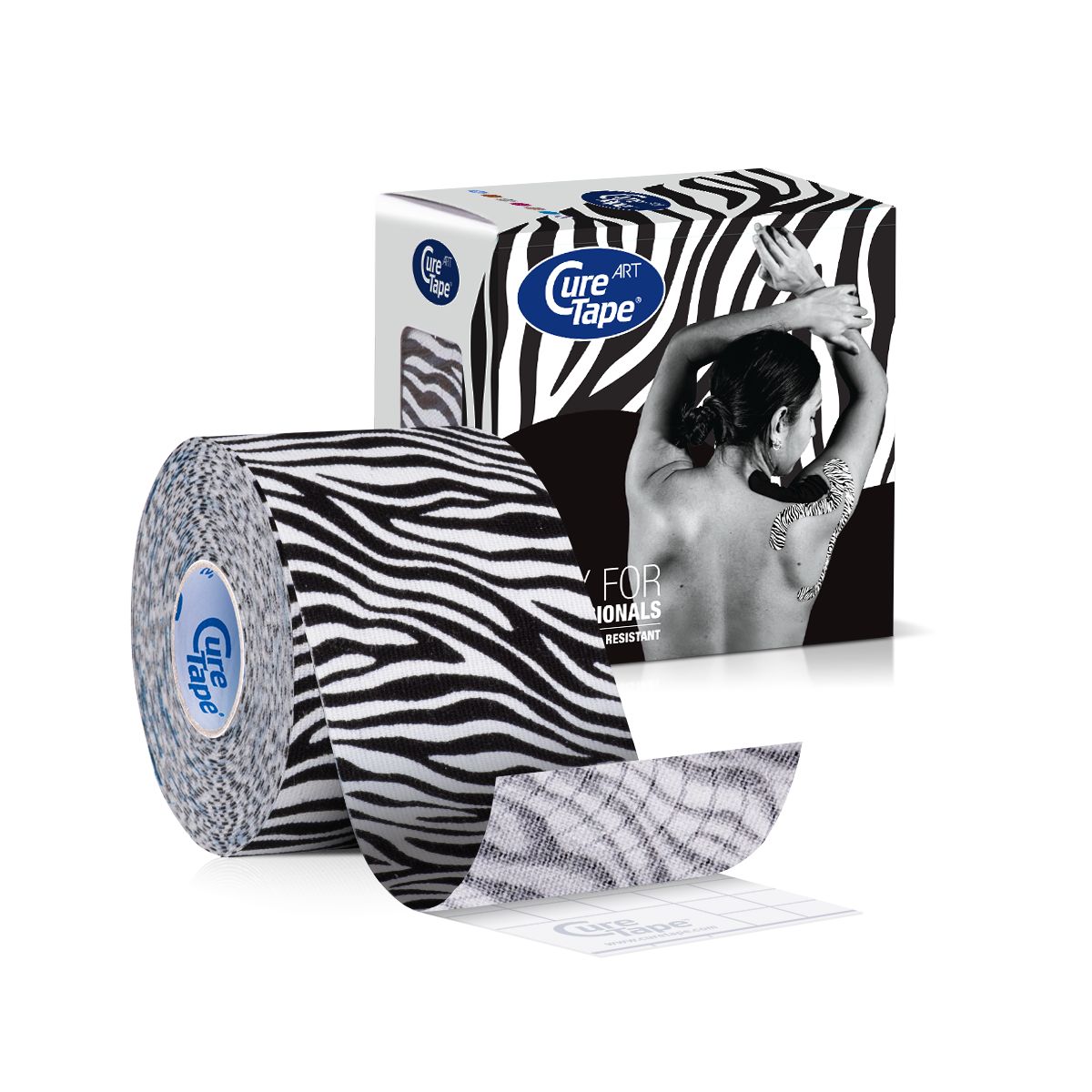 CureTape® ART - Zebra, Kinesiotape mit Design