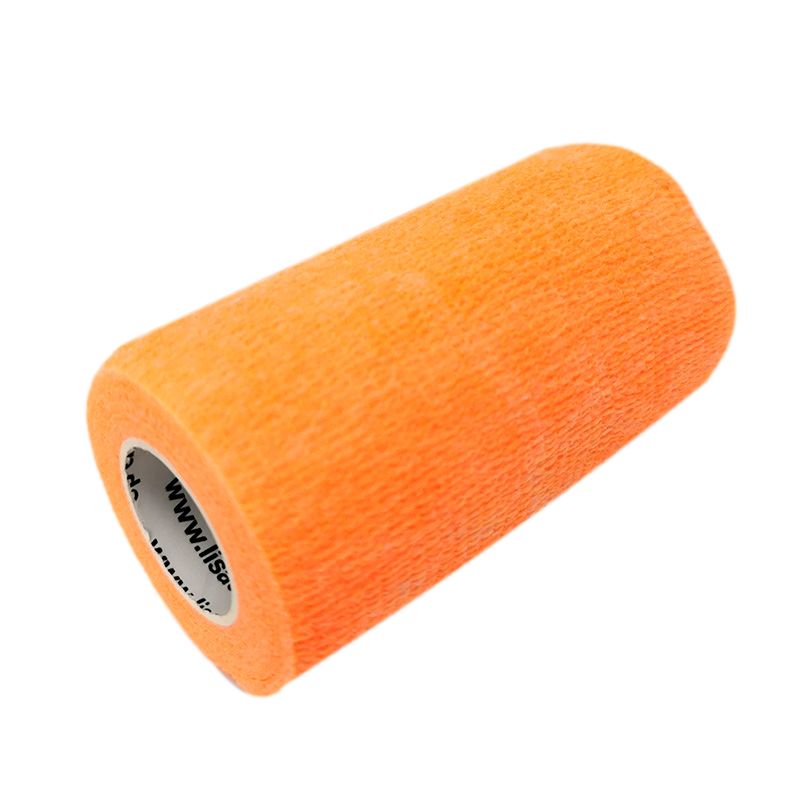 LisaCare kohäsive Bandage - Neonorange - 10cm x 4,5m