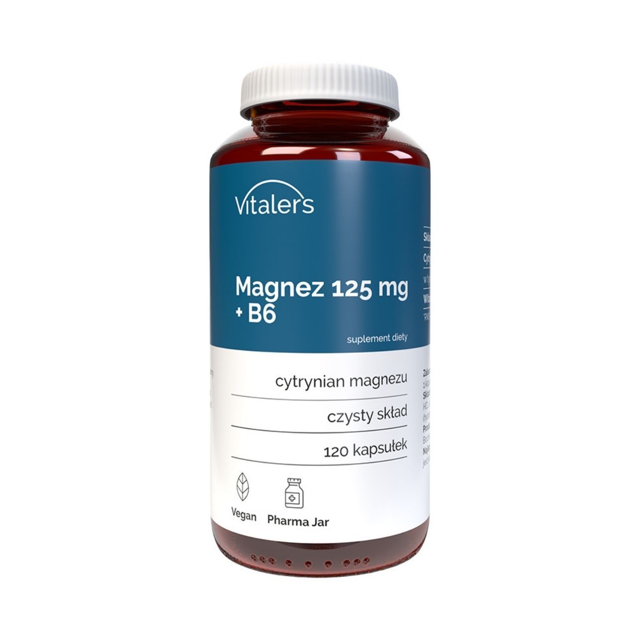 Vitaler's Magnesium 125 mg + Vitamin B6 6 mg