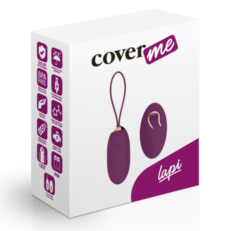 Coverme - Lapi - Vibrationsei mit Fernbedienung