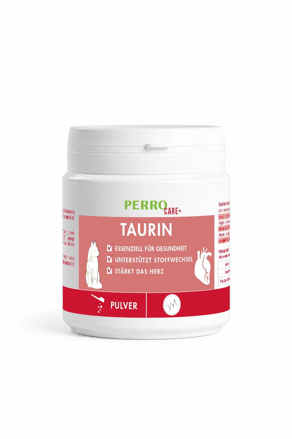 Perro Care Taurin - Pulver für Katzen 130 g Futter