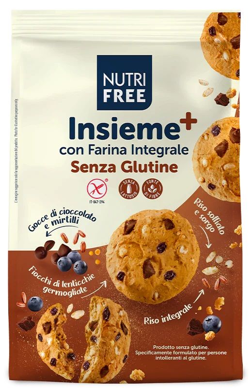Biscotti Integrali Senza Glutine Insieme+ - Nutrifree