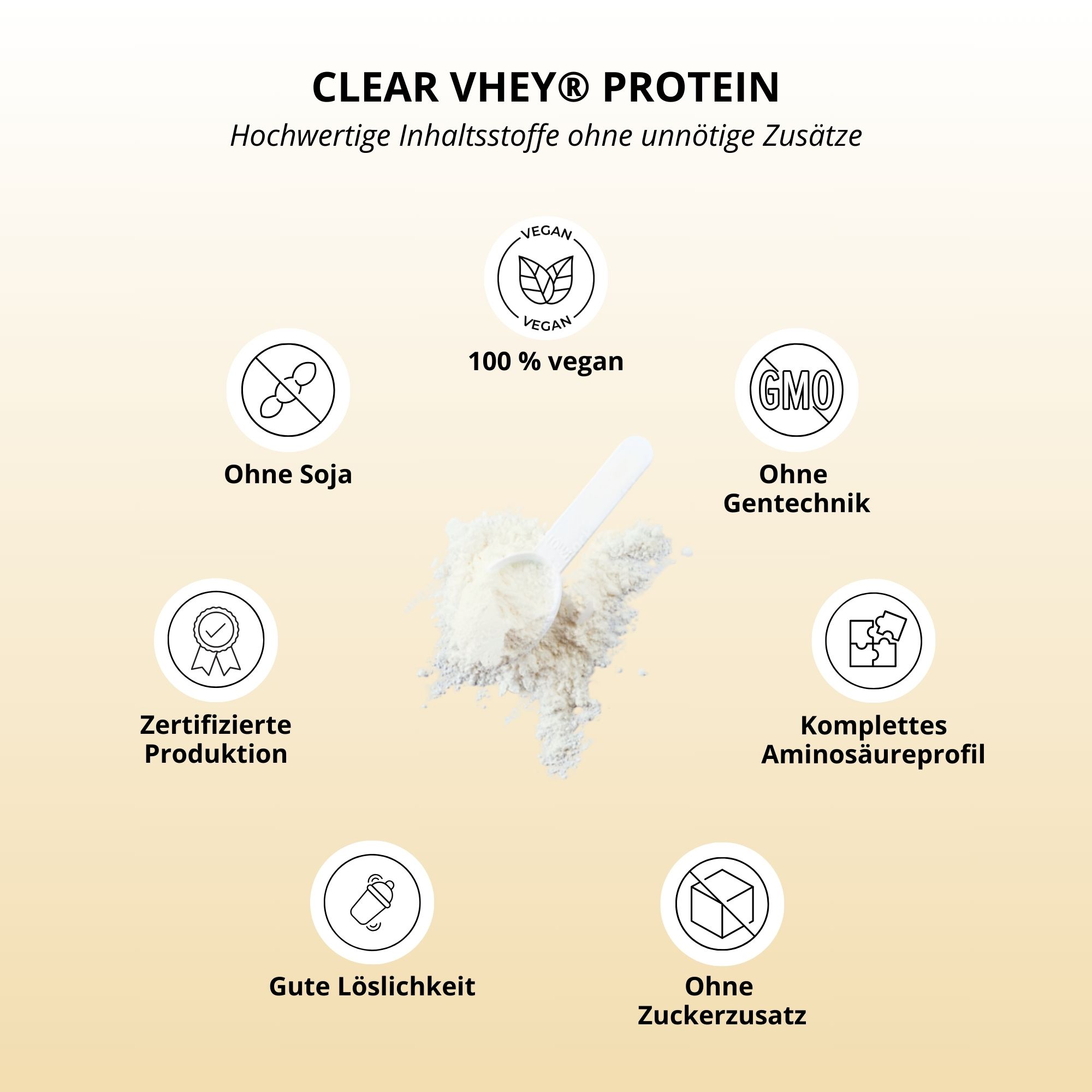 nutri+ Clear Vhey Protein Pulver 400g - Whey Alternative