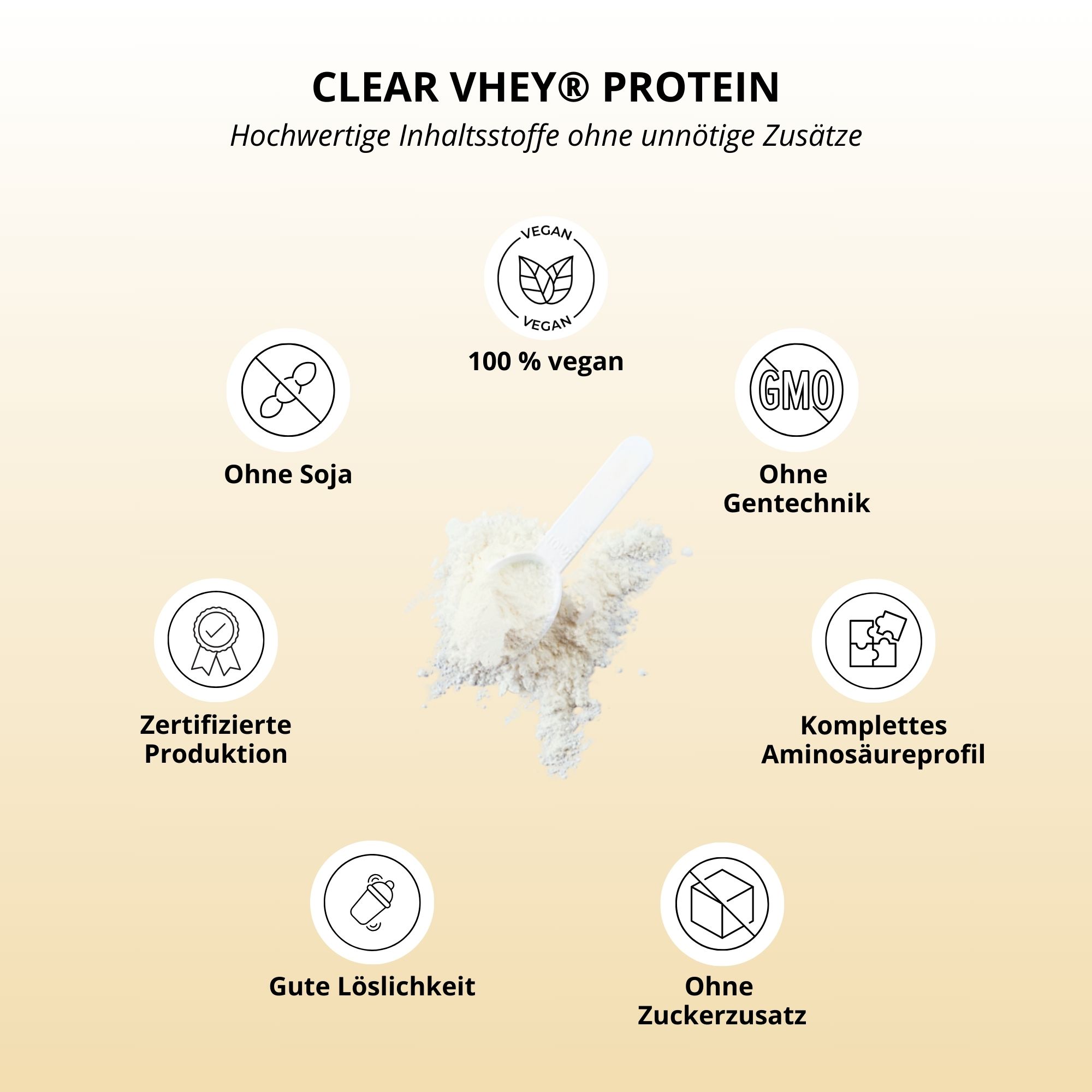 Nutri+ Clear Vhey Protein Pulver 400g - Whey Alternative 400 g