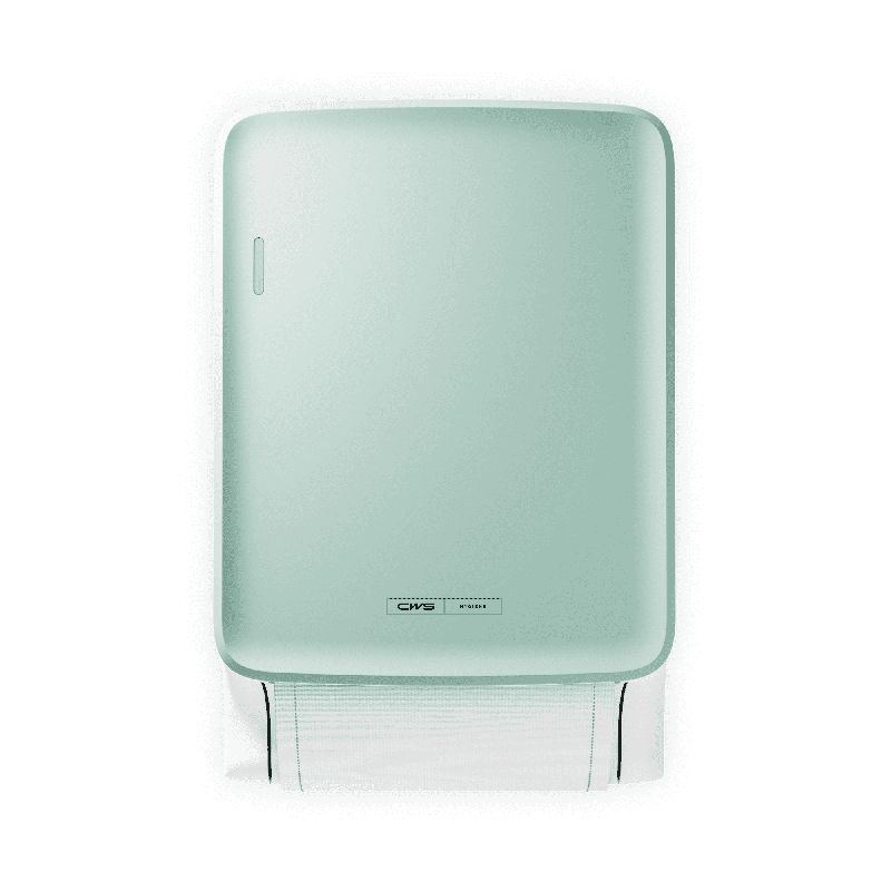 CWS PureLine Panel Mint Spender mit Papierhandtüchern.