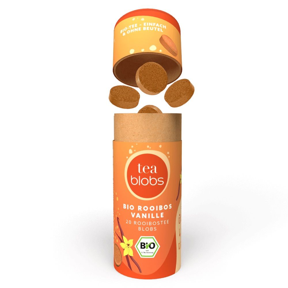 TeaBlobs BIO Rooibos Vanille 20 St Teetabletten