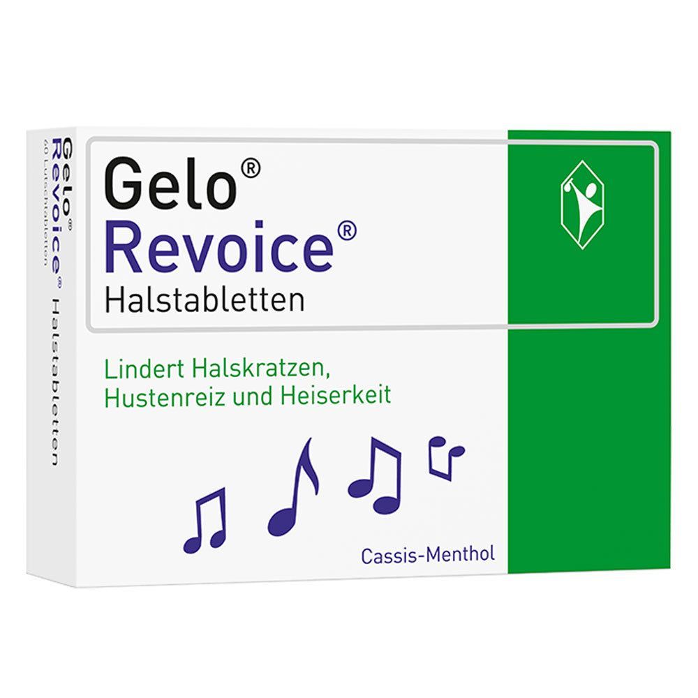 GeloRevoice Halstabletten Cassis-Menthol bei Heiserkeit & Stimmverlust