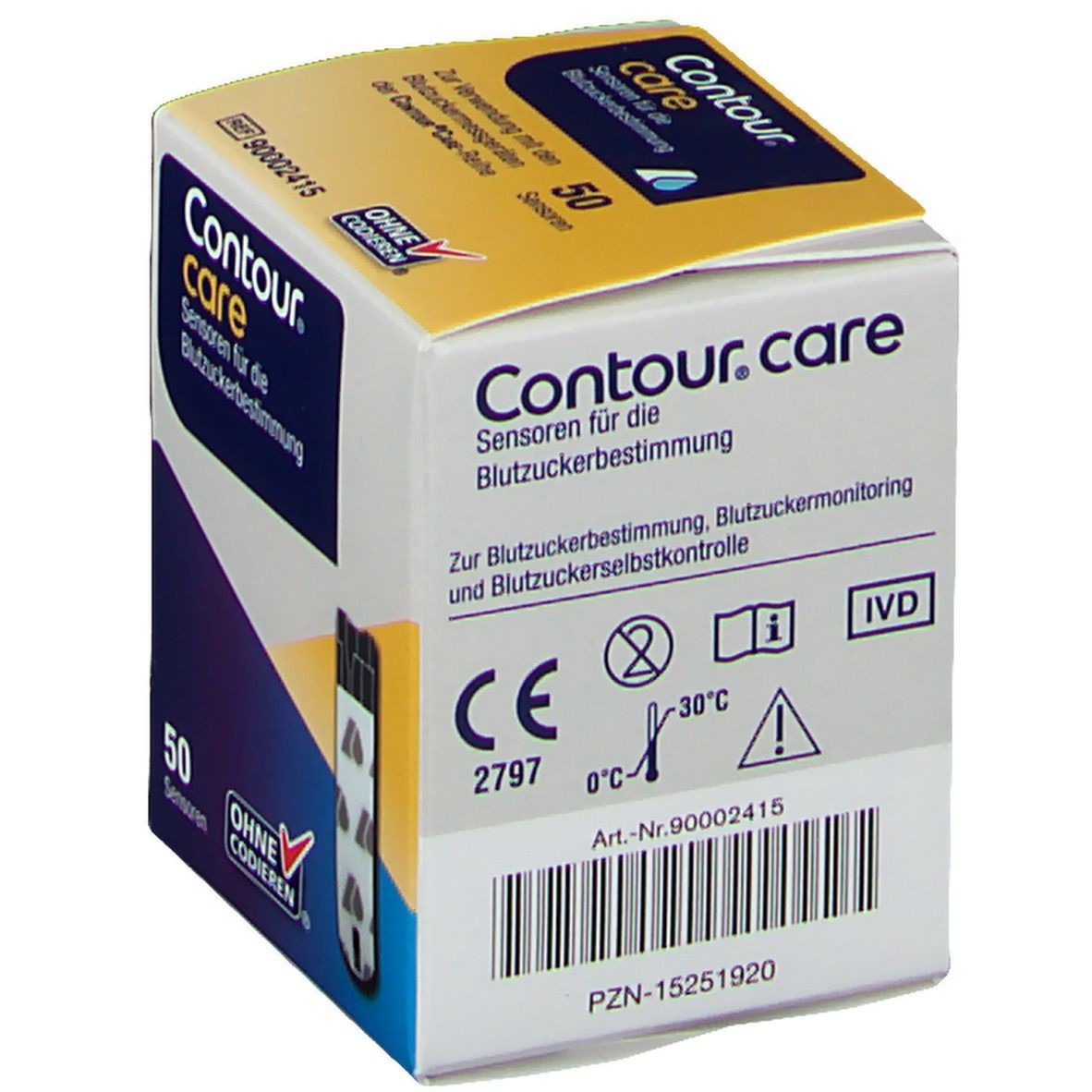 Contour Care Sensoren 50 St Teststreifen