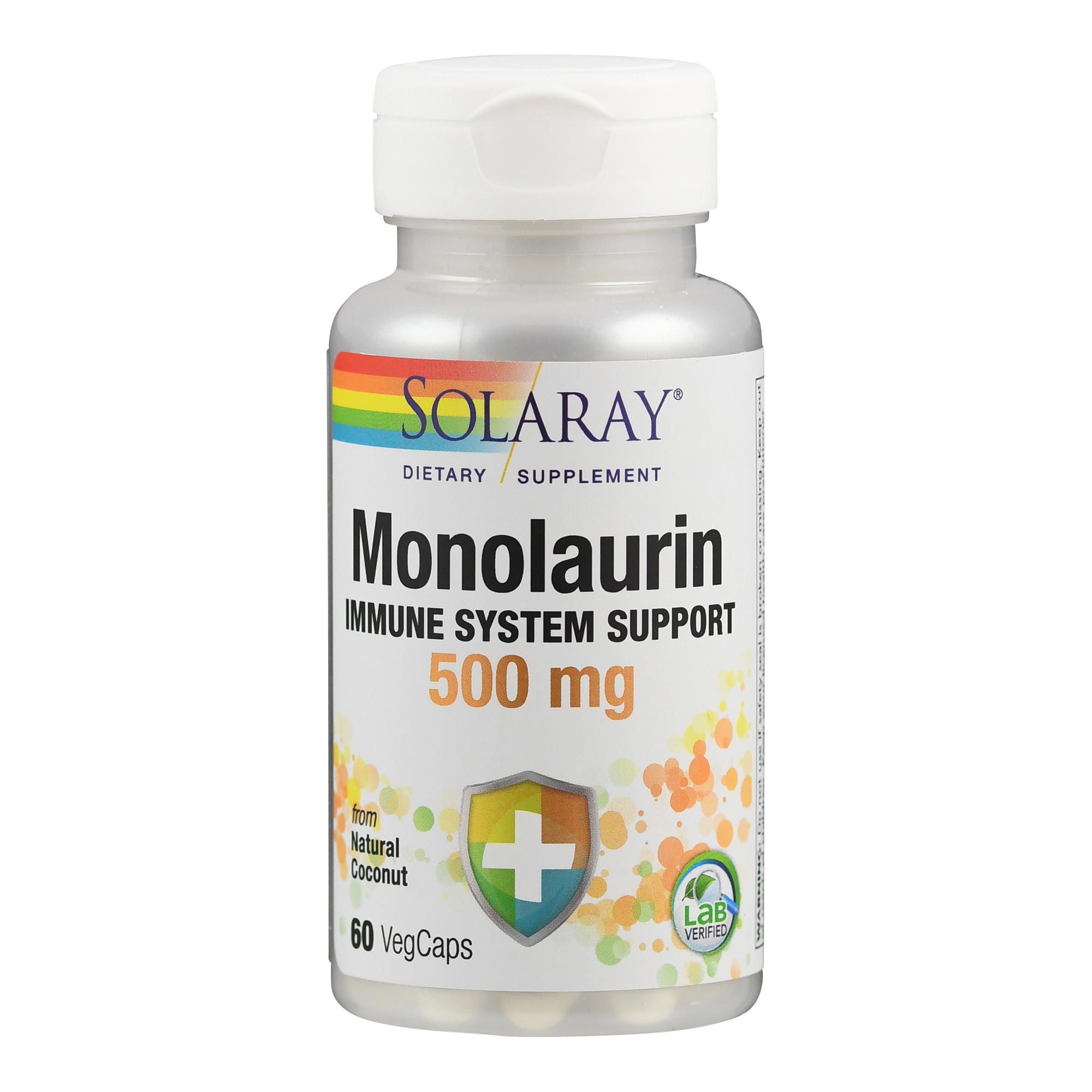 Monolaurin 500 mg Solaray Kapseln 60 St