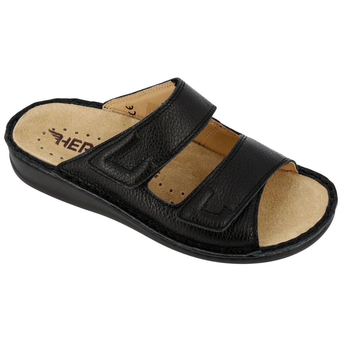 Hergos H440 - Sabot uomo in pelle con plantare estraibile
