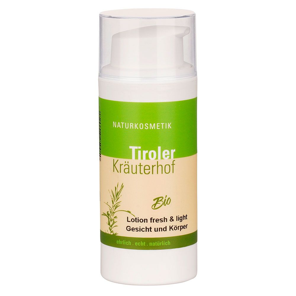 Bio Bodylotion fresh and light - Körper und Gesicht 100 ml