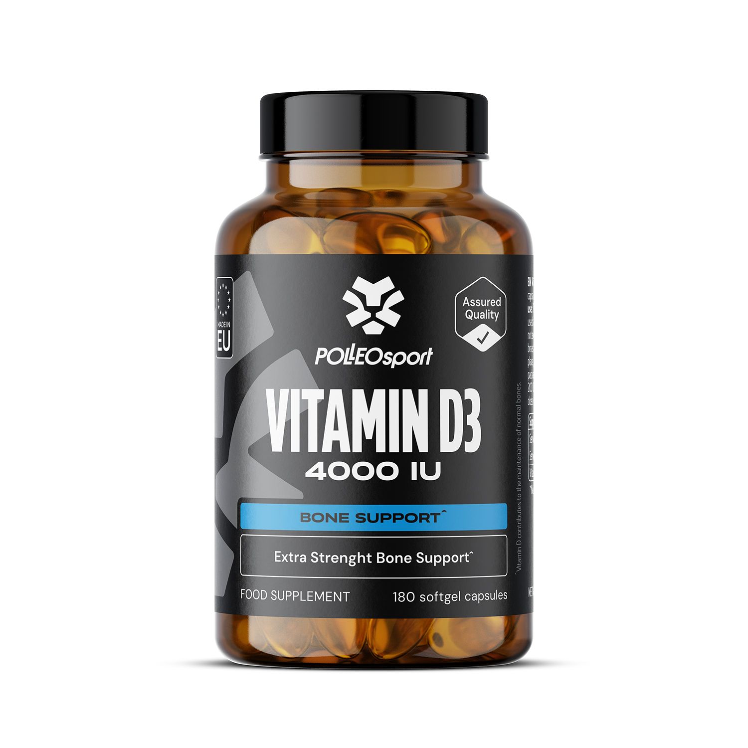 Polleo Vitamin D3 4000 IU 180 Zachte capsules