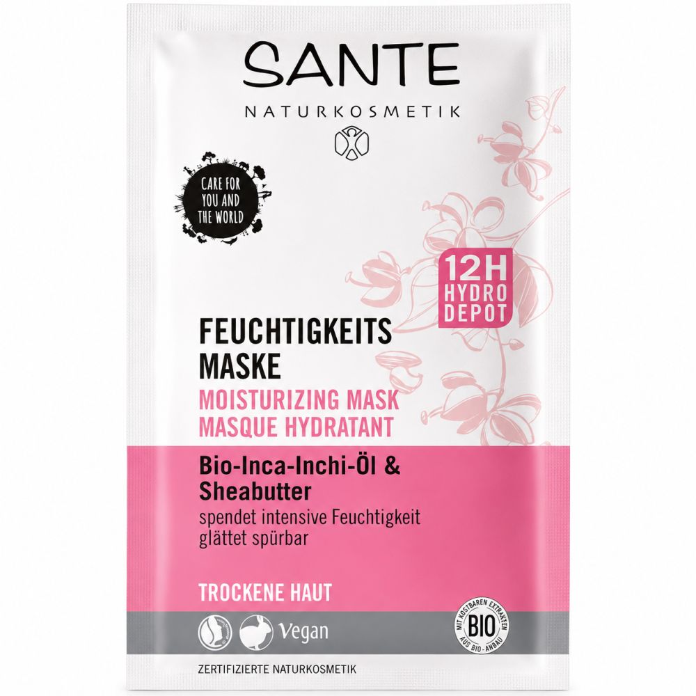 Sante - Bio-Feuchtigkeitsmaske Inca-Inchi-Öl & Sheabutter 8 ml