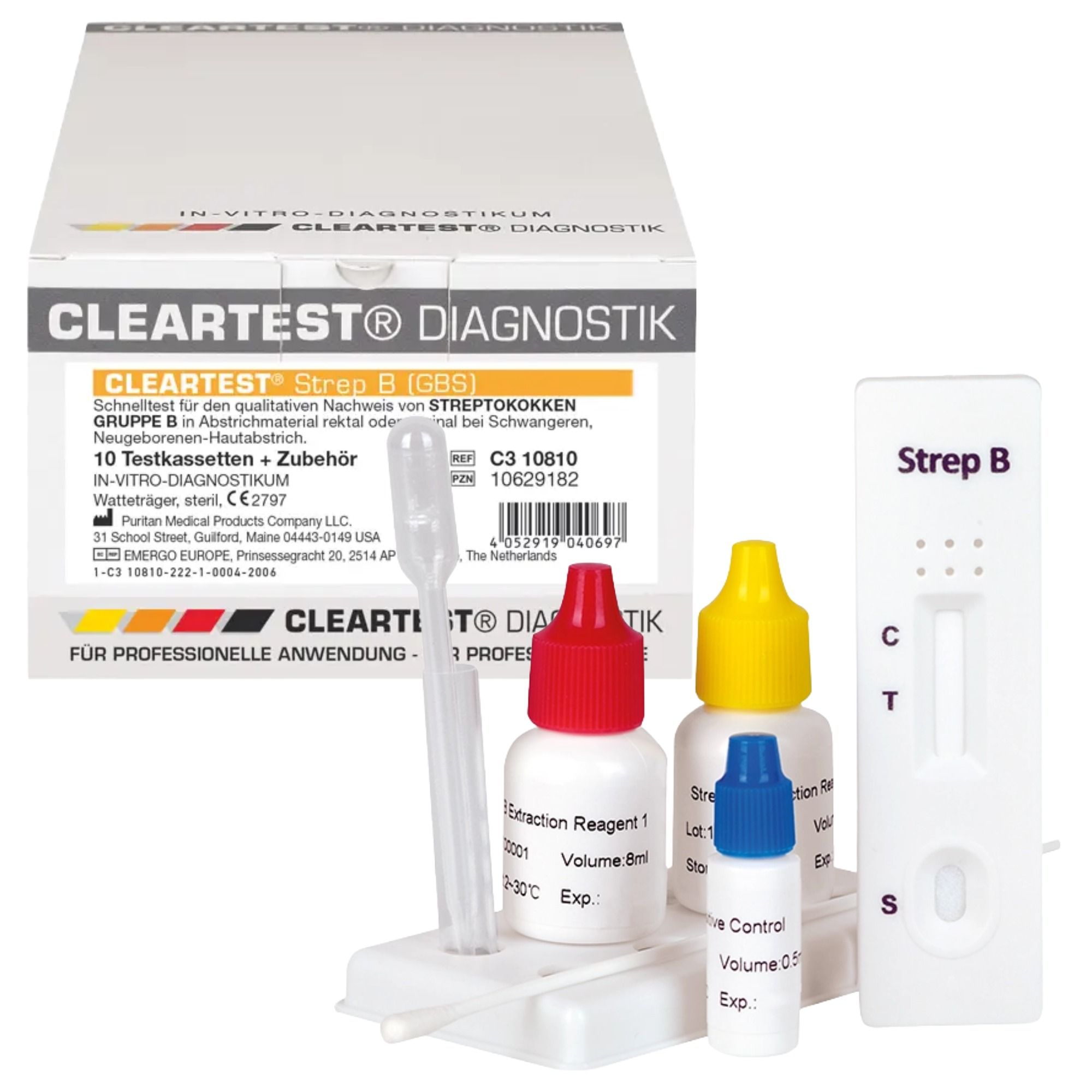 Cleartest Strep-B Test 10 St