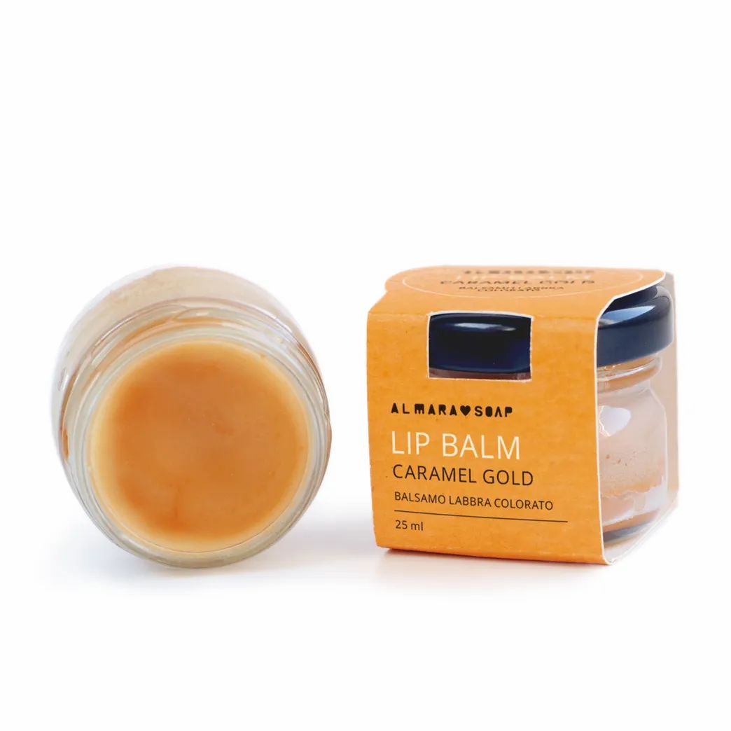 Almara Soap Lip Balm Caramel Gold