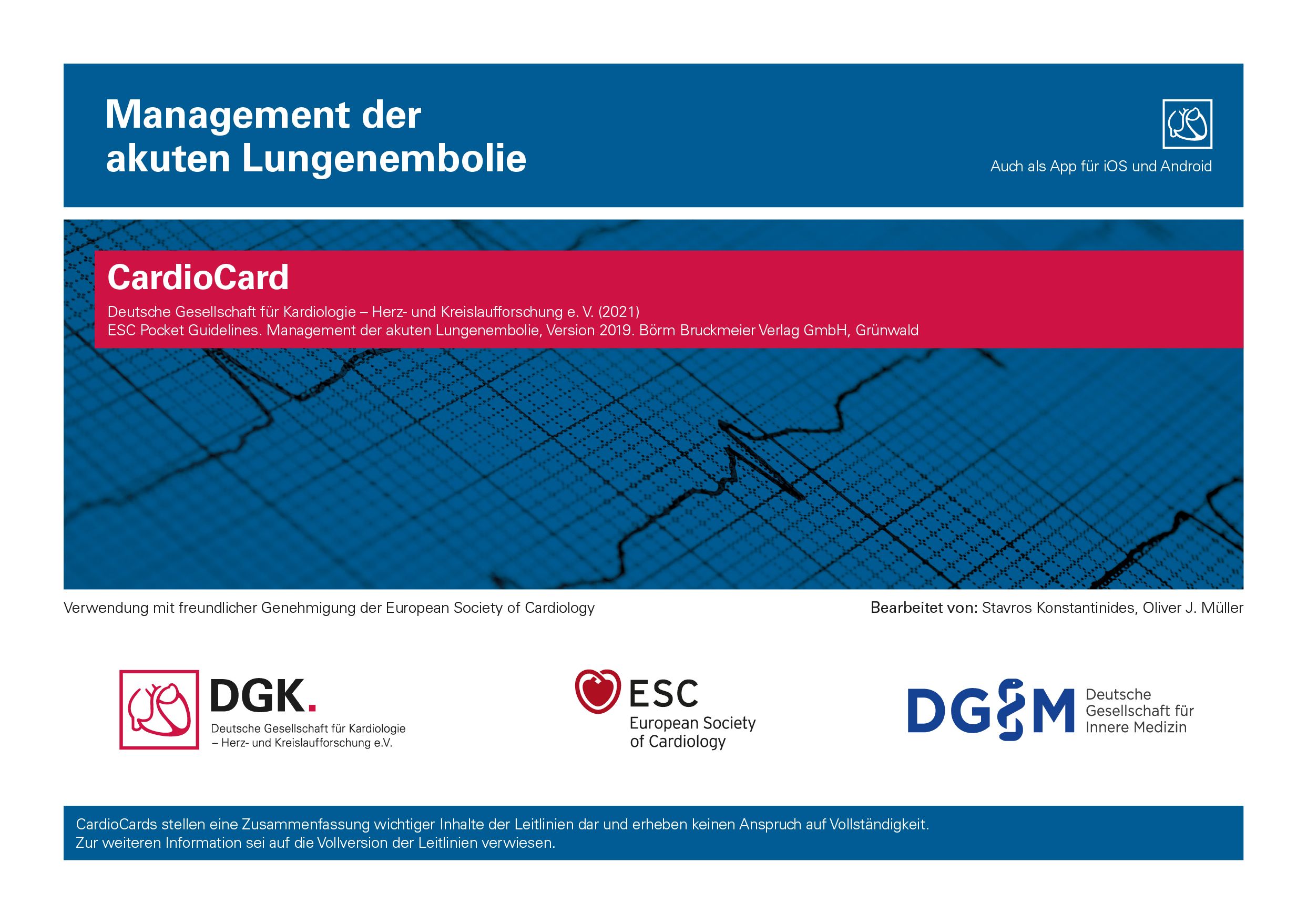 Management der akuten Lungenembolie