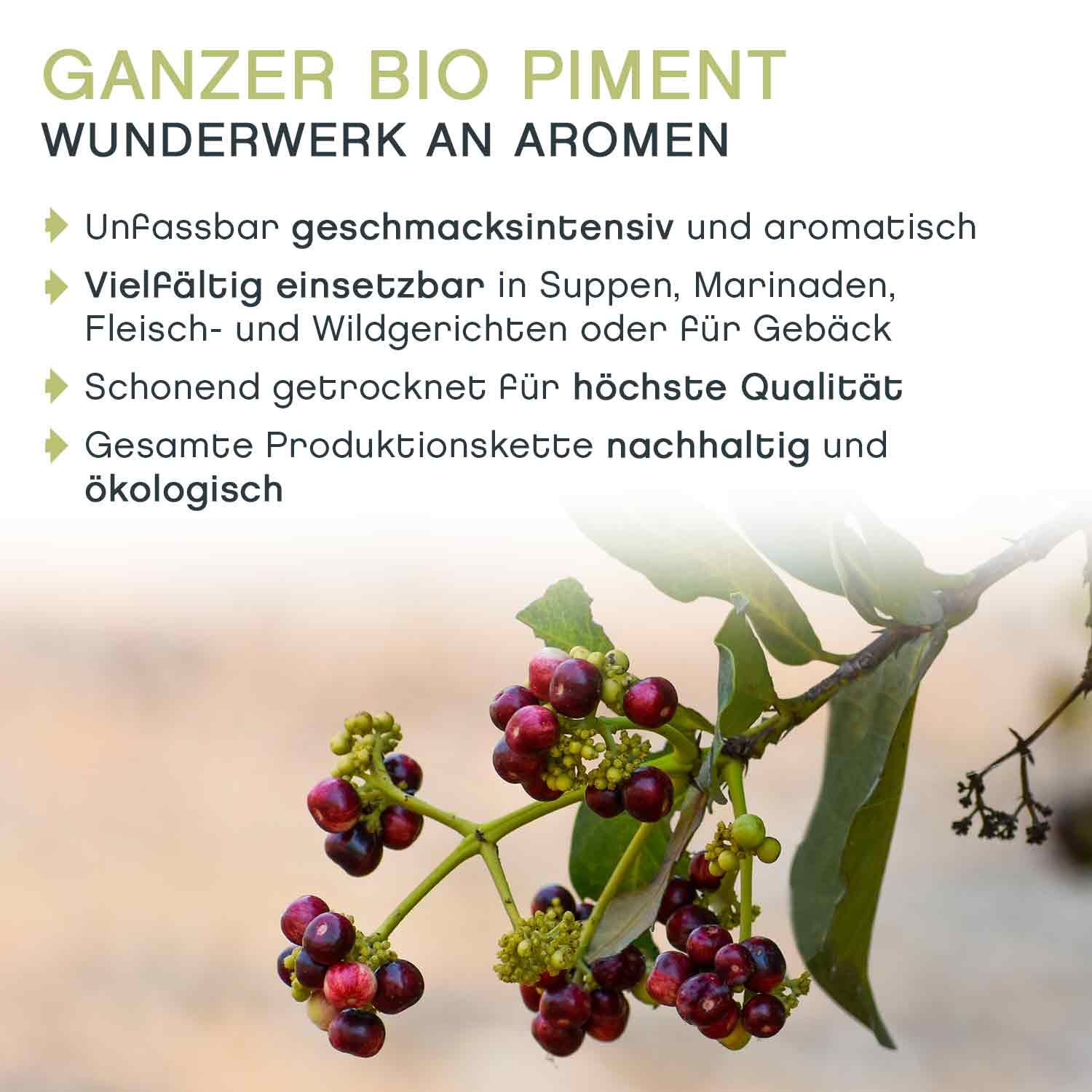 Pfefferdieb - Piment ganze Beeren bio