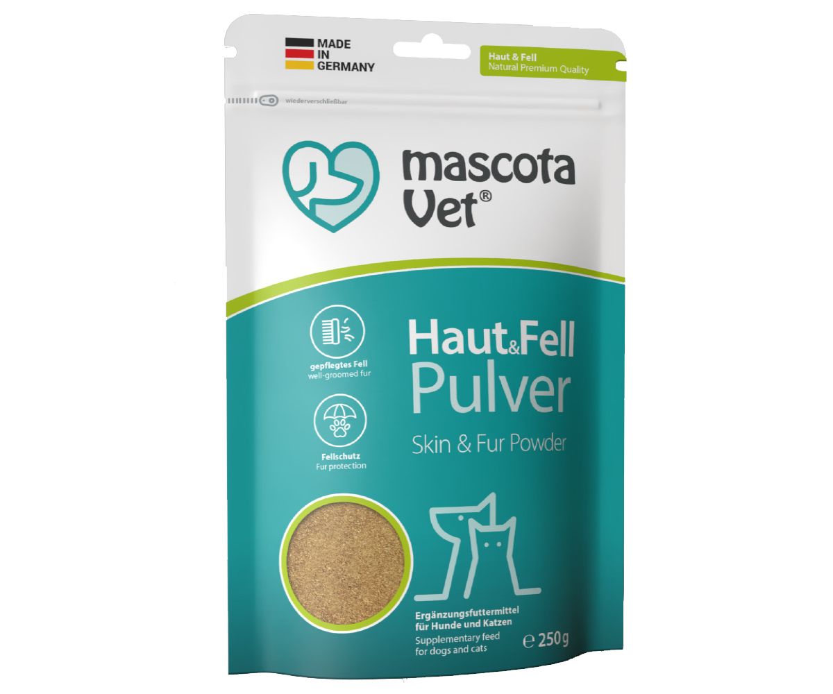 mascota Vet - Haut & Fell Pulver für Hunde und Katzen