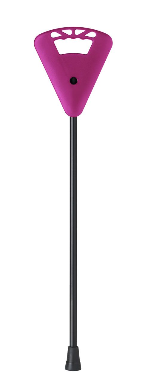 Flipstick Sitzstock faltbar mit Tasche pink