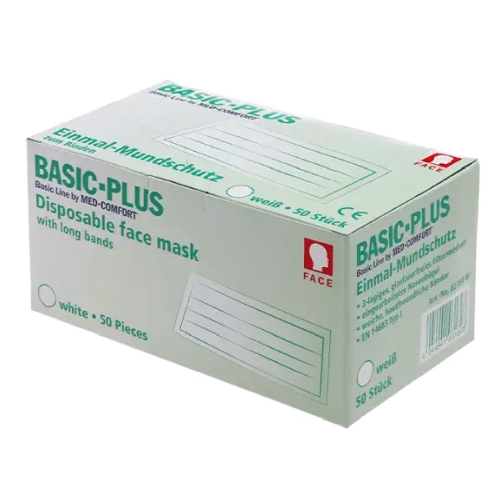 Basic Plus Mundschutz 3-lg. TYP II 50 St