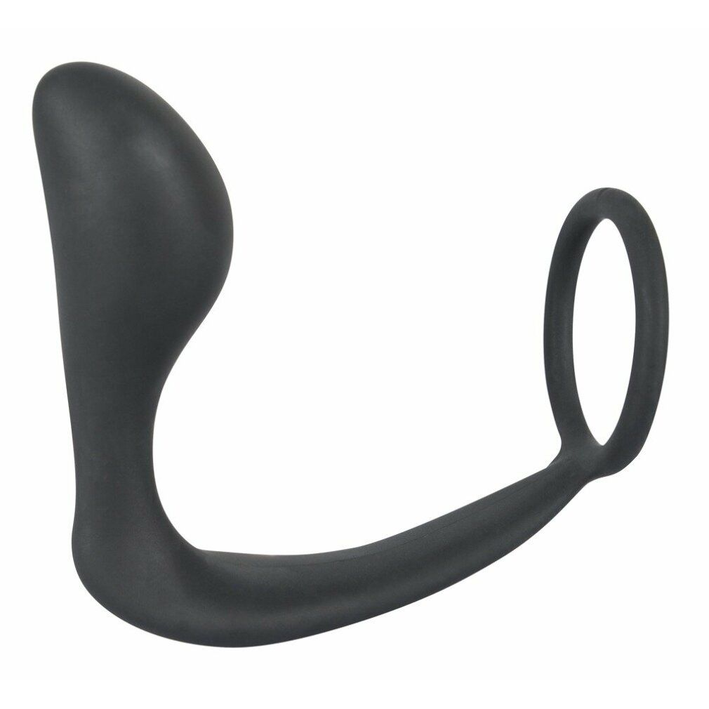 Penis-/Hodenring mit Analplug von Black Velvets