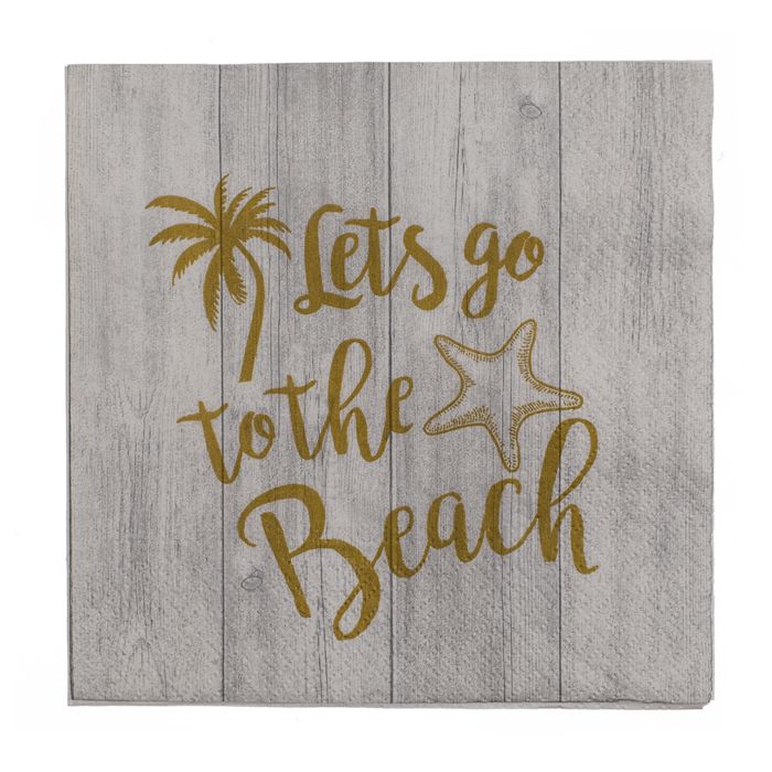 Out of the Blue Papier-Servietten, Let's go to the beach