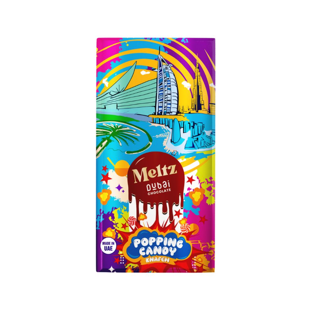 Meltz Dubai Schokolade – Popping Candy & Knafeh