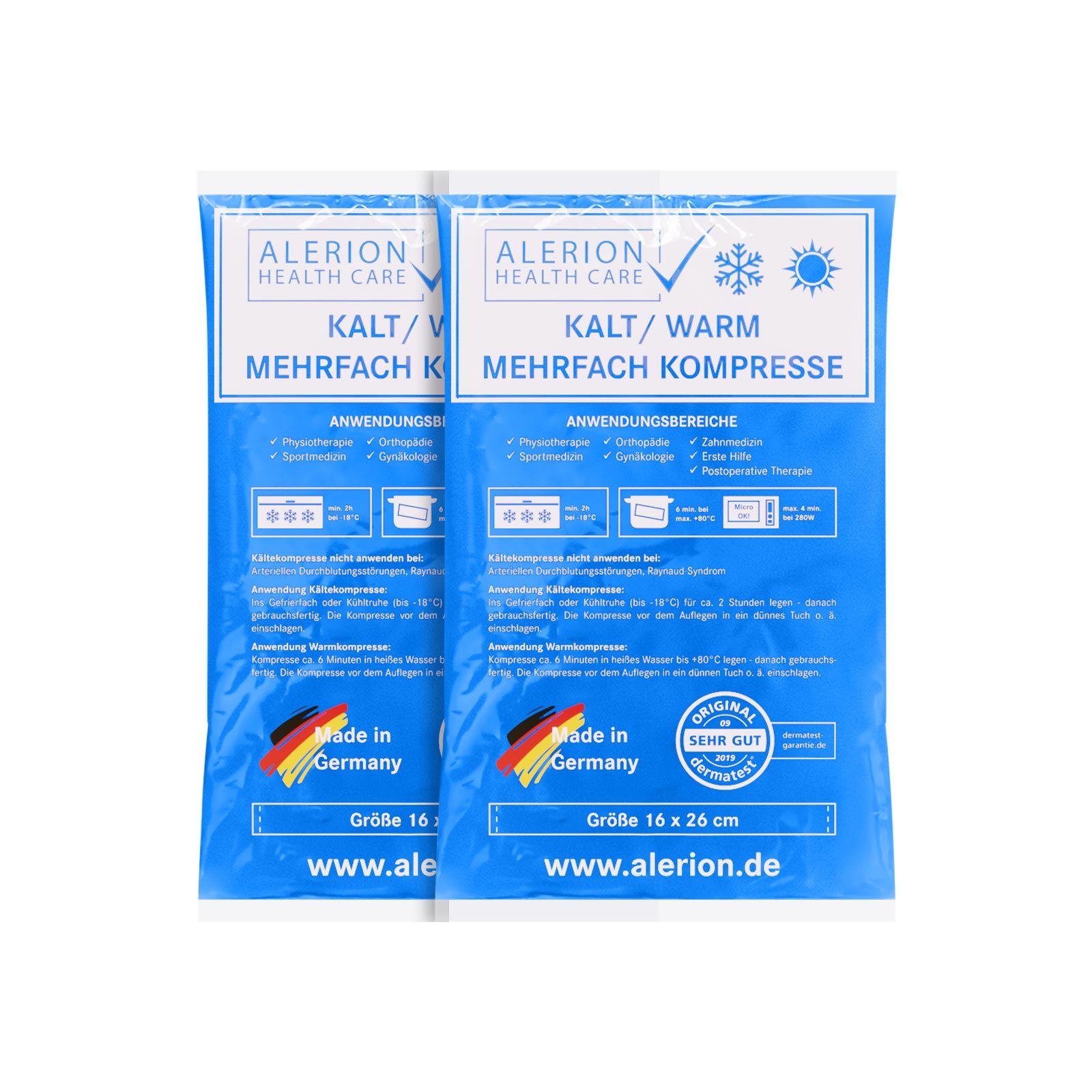 Alerion Kalt Warm Kompressen 16 x 26 cm