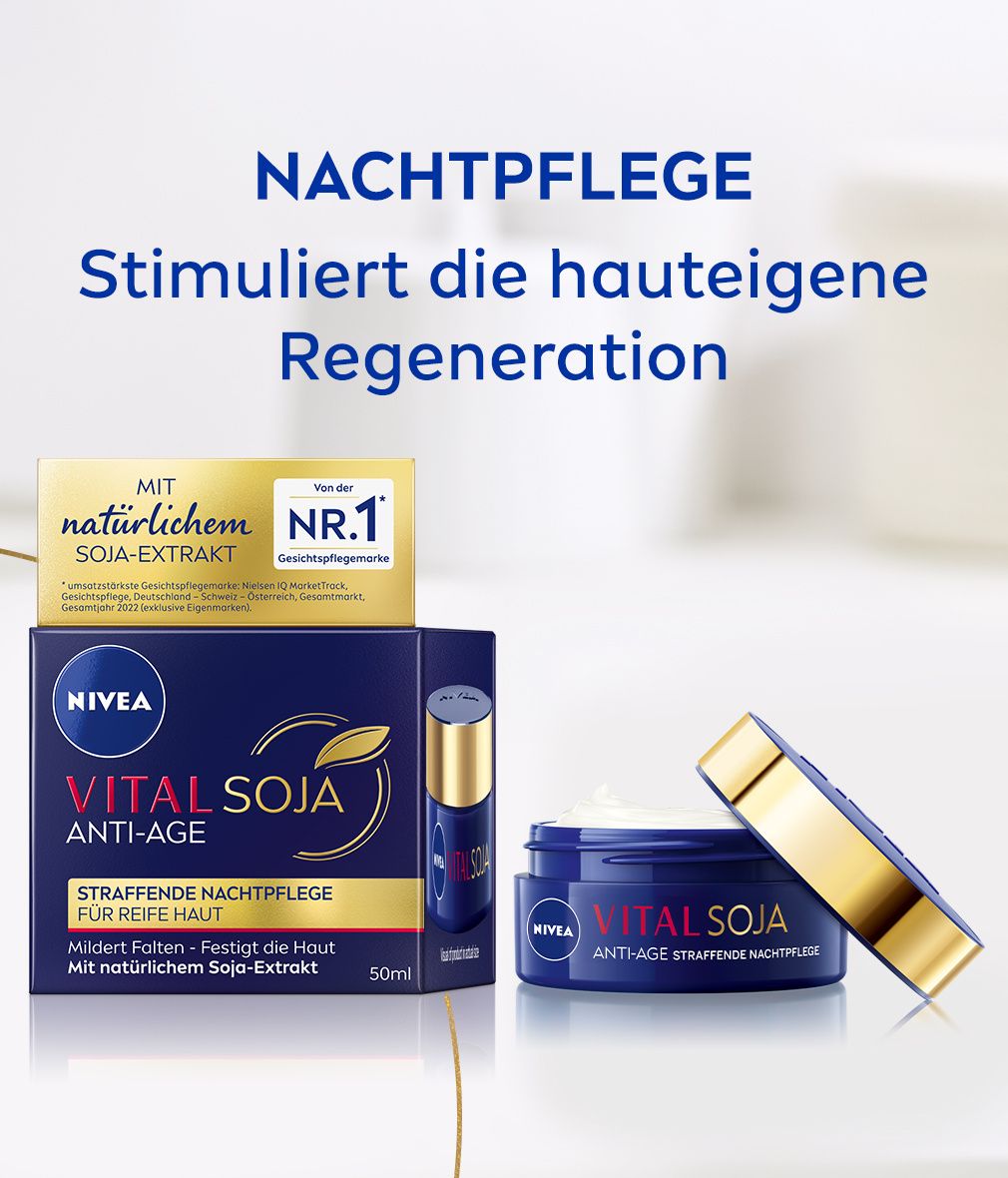 NIVEA VITAL SOJA Anti-Age Straffende Nachtpflege