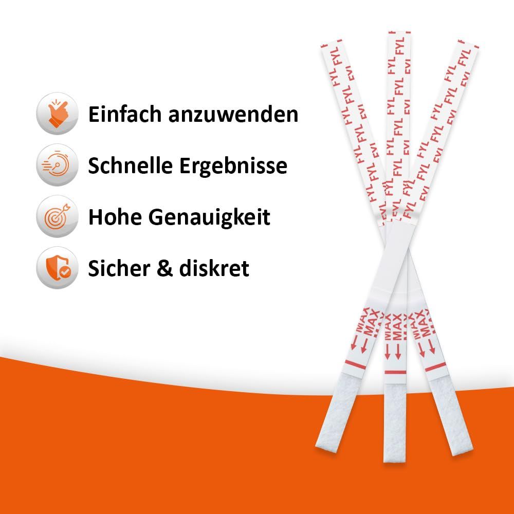 self-diagnostics Fentanyl (Fyl) 10 ng/ml Drogenschnelltest 5 St Teststreifen