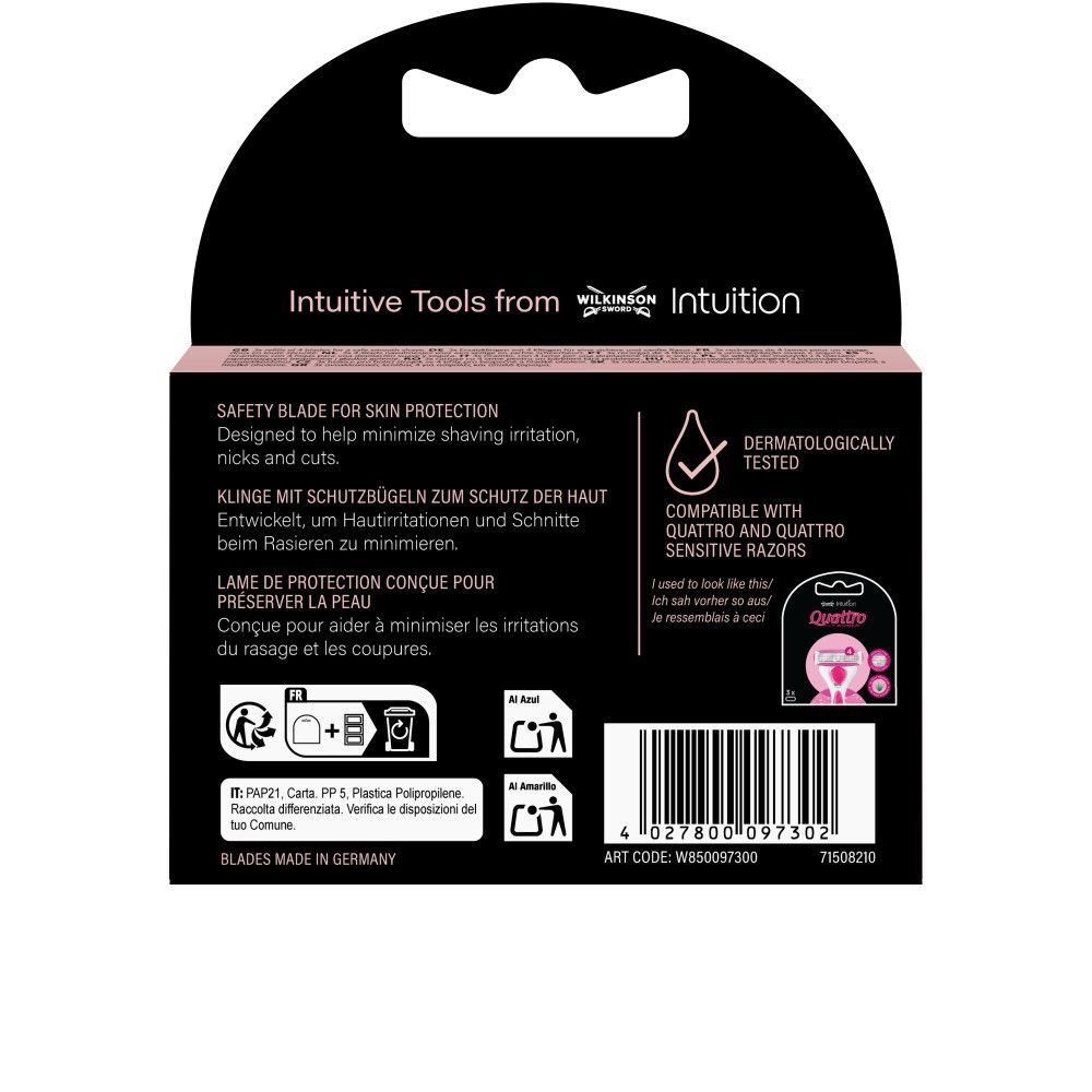 Wilkinson Sword Intuition Dermaplaning Tool mit 2 Klingen.