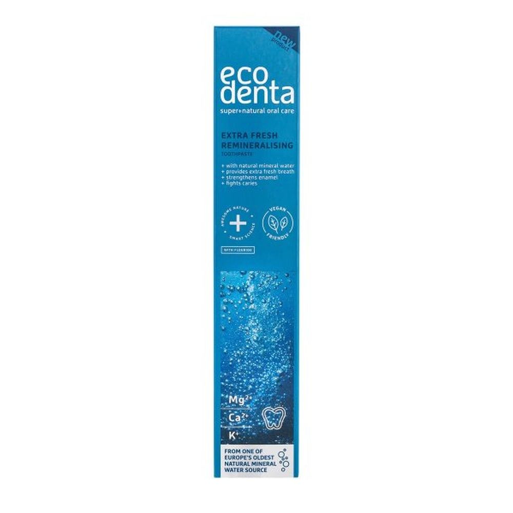 eco denta EXPERT LINE remineralisierende Zahnpasta mit Vytautas Mineralwasser