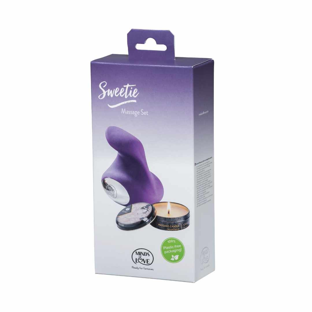 Vibrator „Sweetie“ plus Massagekerze | MINDS of LOVE