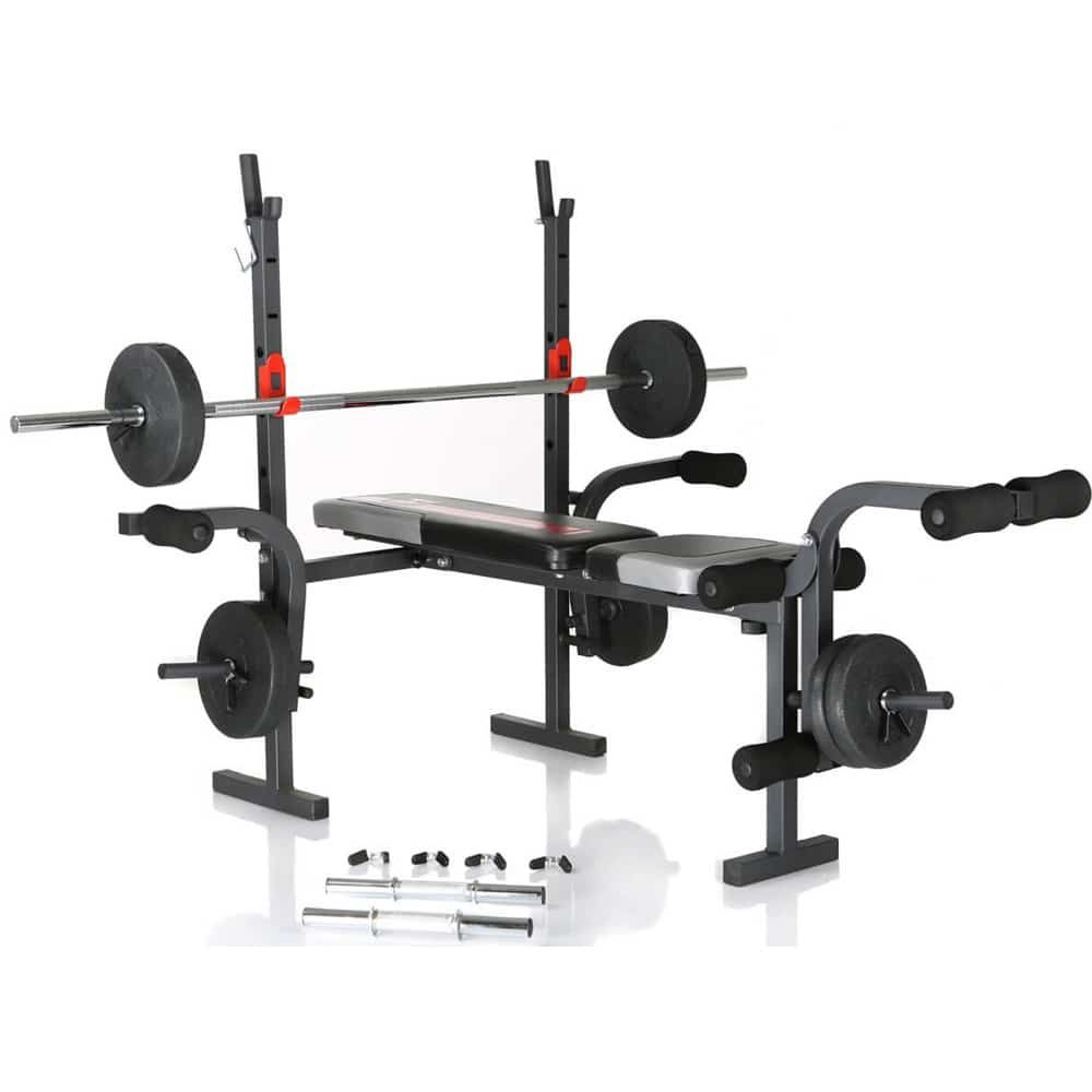 Hammer Hantelbank Bermuda inkl. 25 kg Gewichte