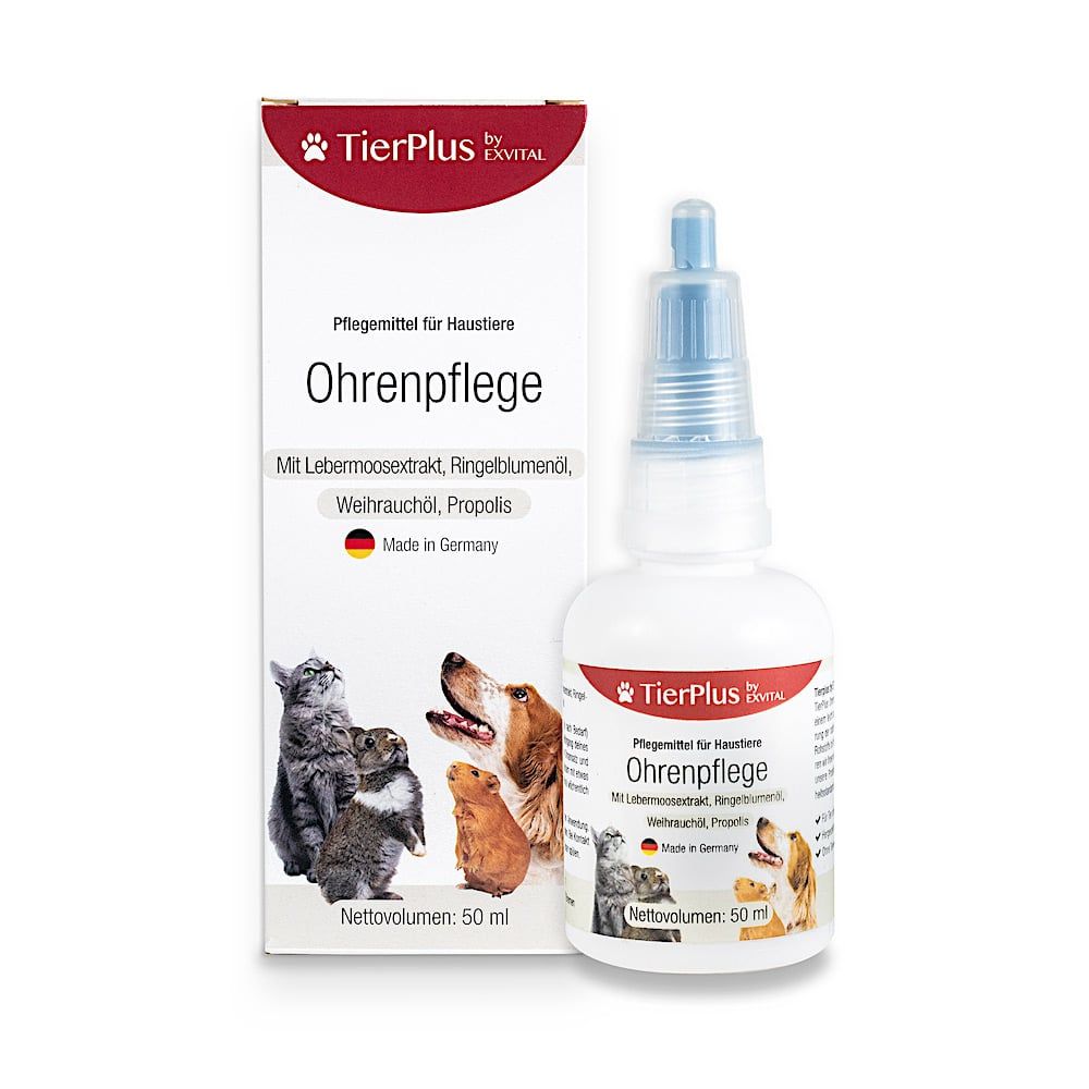 EXVital® Ohrenpflege für Hunde, Katzen & Kleintiere