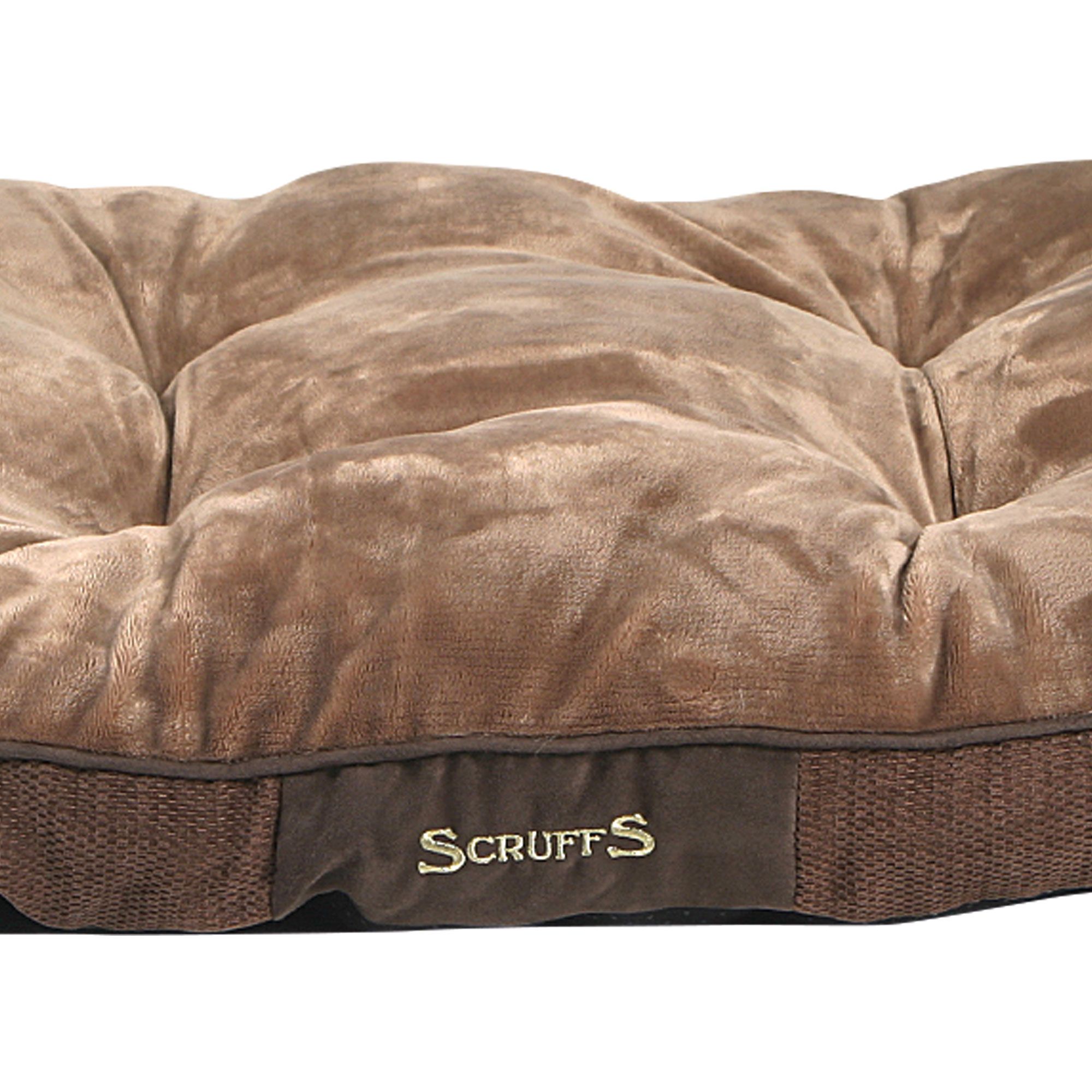 Hundekissen SCRUFFS® Chester - sehr kuschelig - Anti-Rutsch-Noppen - waschbar - 100x70x8cm