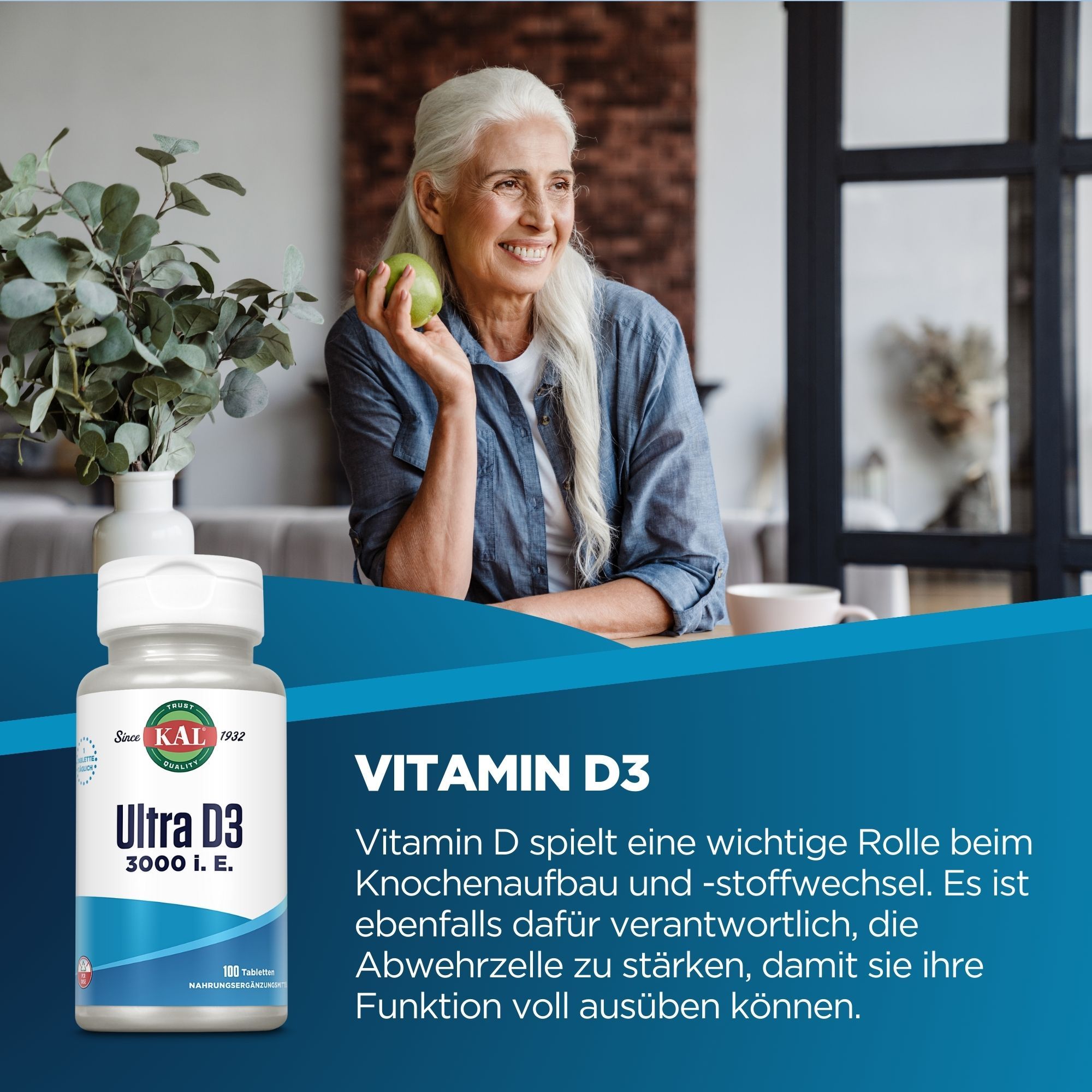 KAL Vitamin D3 3000 I.E. (Ultra)