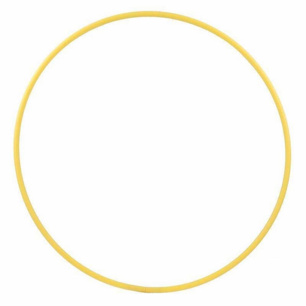 Hoopomania Kinder-Hula-Hoop ohne Deko- und Grip-Tape | Ø 80 cm Gelb 1 St