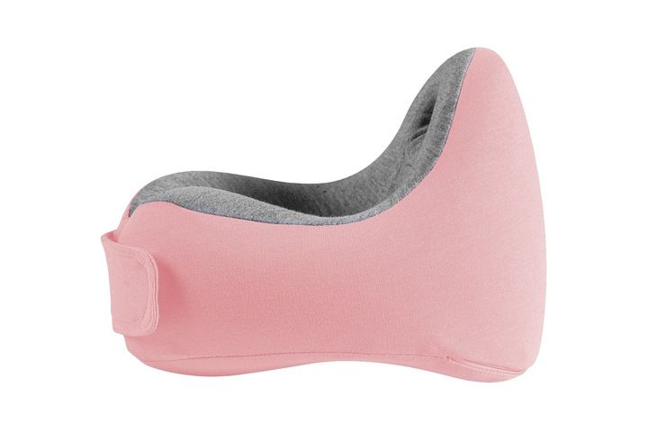 Medi Sleep Kinder-Reisekissen aus Memory-Schaum rosa-grau
