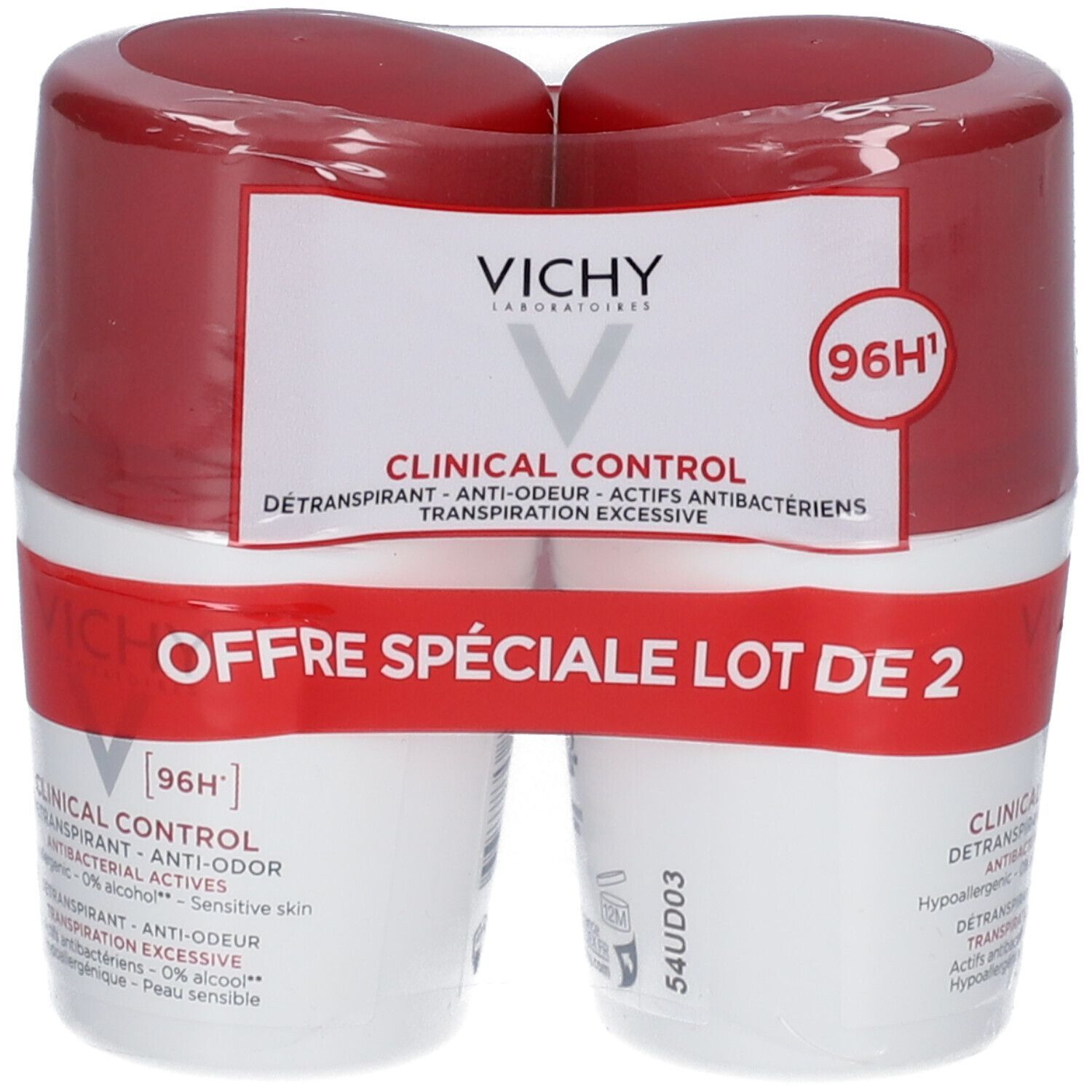 Vichy Homme Controle Clinique Detranspirant 96 h